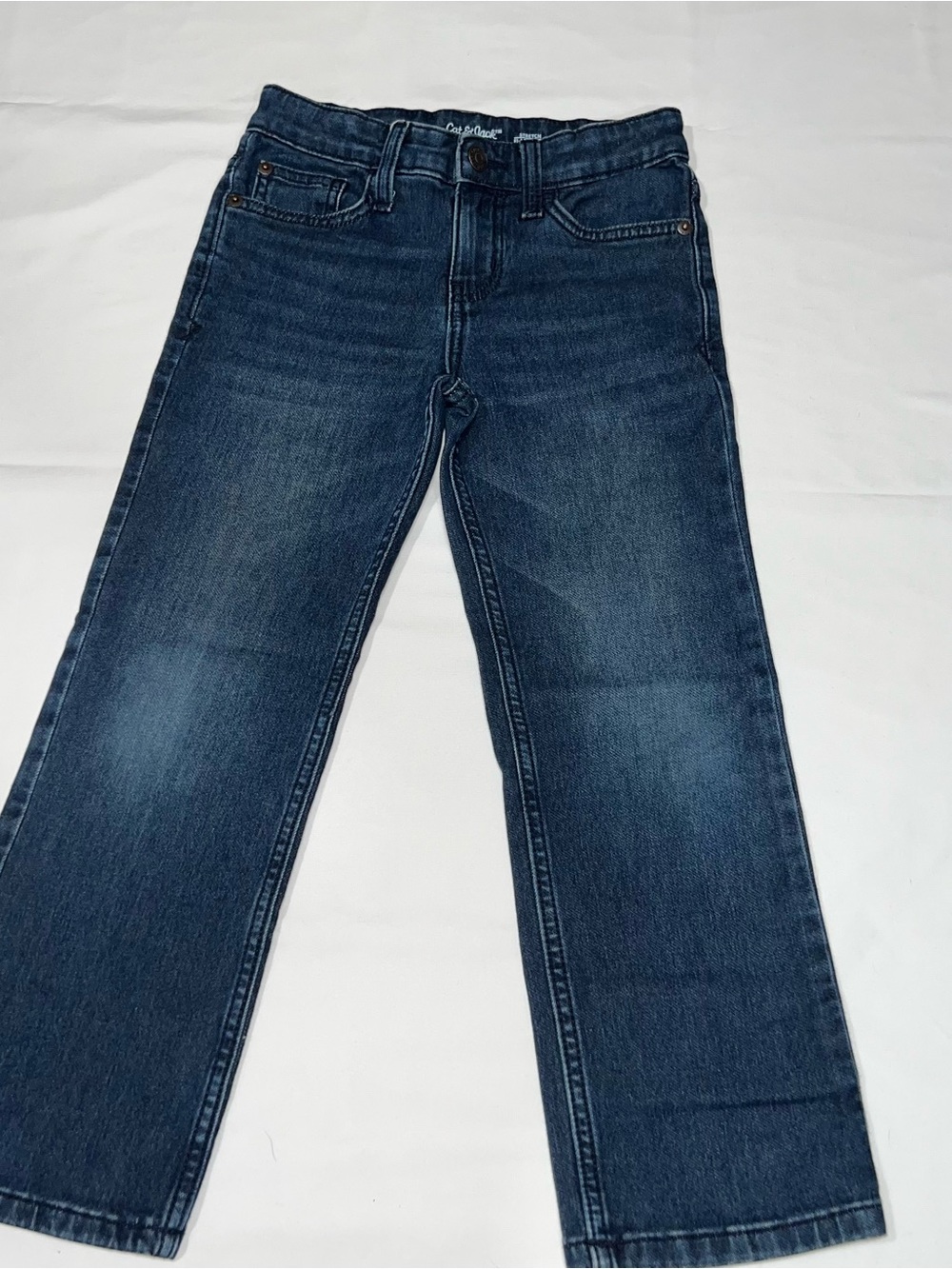 Cat & Jack Kids Dark Blue Straight Jeans